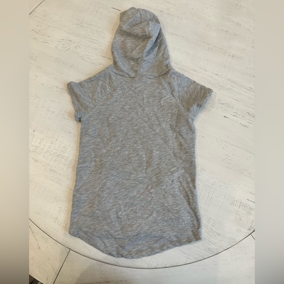 Cat & Jack Hooded Short Sleeve Sweatshirt, Girls Size Large - Picture 2 of 5